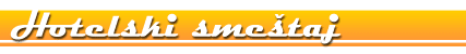 hotelski smeštaj